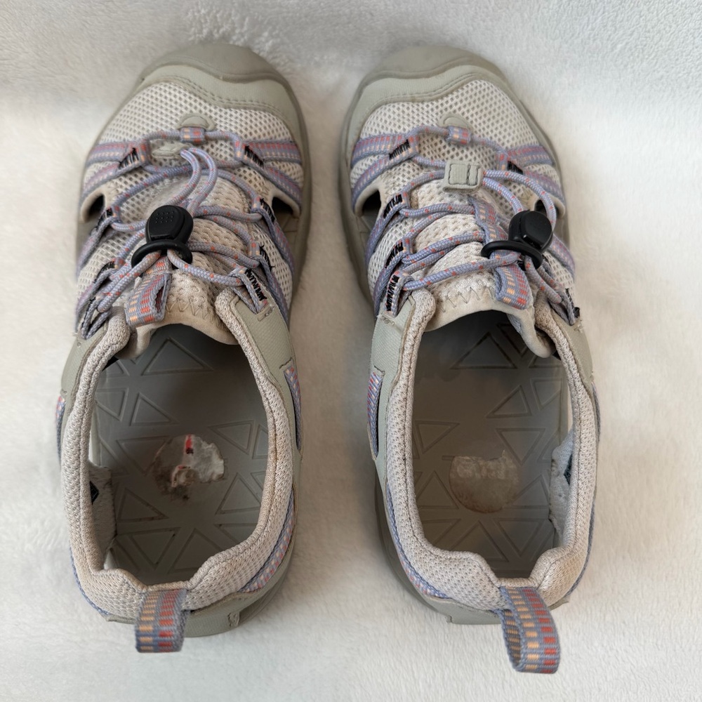 Teva Kid’s Manatee Sandal Gray and Lavender Outdoor Closed Toe Sandals Size 2 - Picture 9 of 11